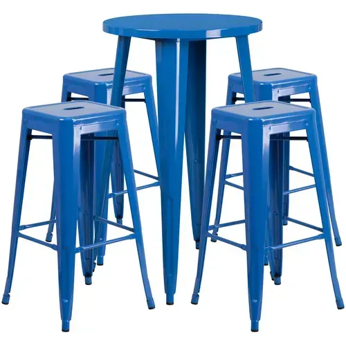 Flash Furniture CH-51080BH-4-30SQST-BL-GG