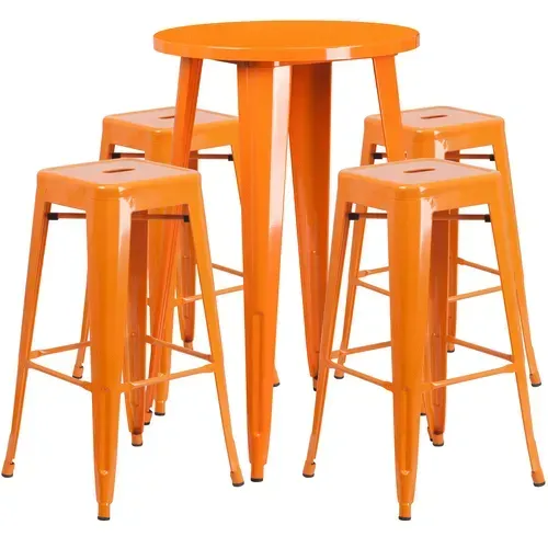 Flash Furniture CH-51080BH-4-30SQST-OR-GG