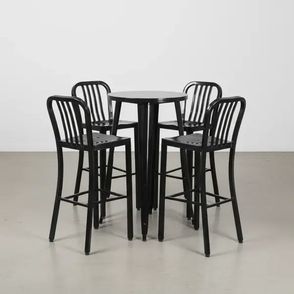 Flash Furniture CH-51080BH-4-30VRT-BK-GG