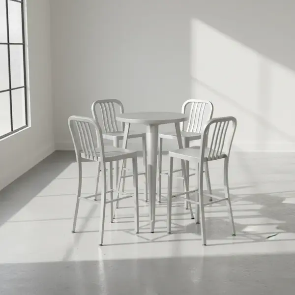 Flash Furniture CH-51080BH-4-30VRT-SIL-GG