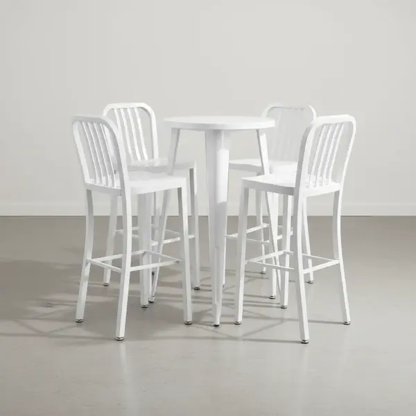 Flash Furniture CH-51080BH-4-30VRT-WH-GG