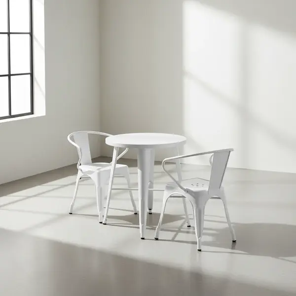 Flash Furniture CH-51080TH-2-18ARM-WH-GG