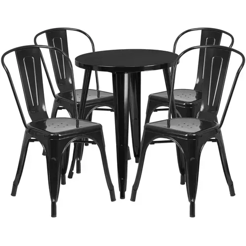 Flash Furniture CH-51080TH-4-18CAFE-BK-GG