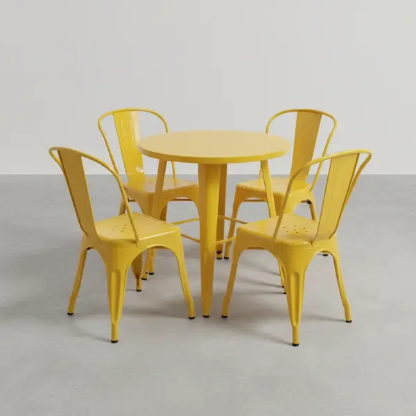 Flash Furniture CH-51080TH-4-18CAFE-YL-GG