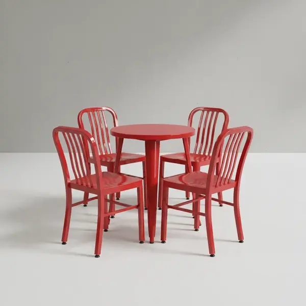 Flash Furniture CH-51080TH-4-18VRT-RED-GG