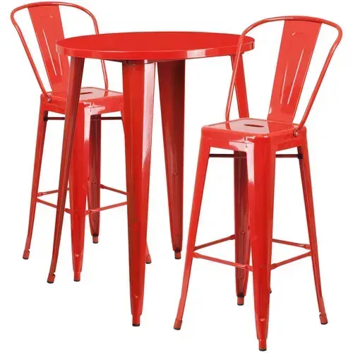Flash Furniture CH-51090BH-2-30CAFE-RED-GG