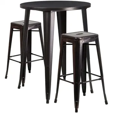 Flash Furniture CH-51090BH-2-30SQST-BQ-GG