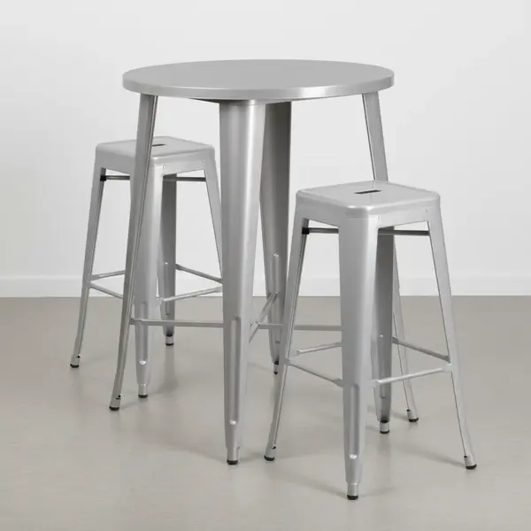 Flash Furniture CH-51090BH-2-30SQST-SIL-GG