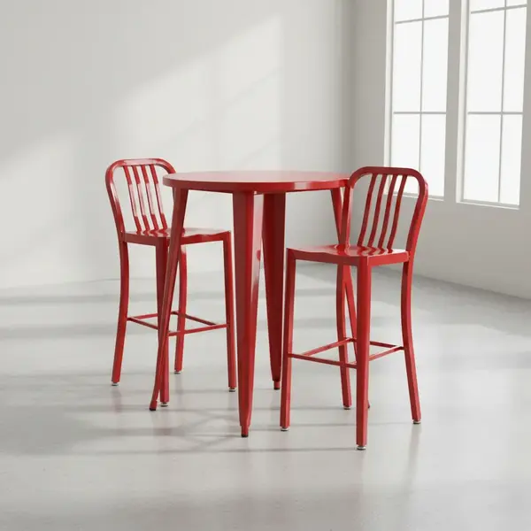 Flash Furniture CH-51090BH-2-30VRT-RED-GG