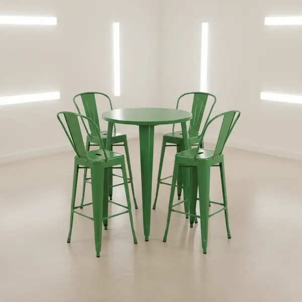 Flash Furniture CH-51090BH-4-30CAFE-GN-GG