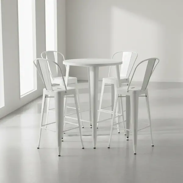 Flash Furniture CH-51090BH-4-30CAFE-WH-GG