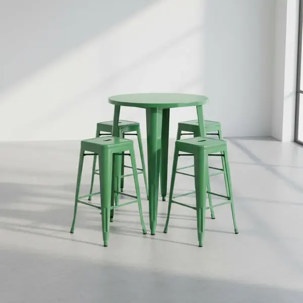 Flash Furniture CH-51090BH-4-30SQST-GN-GG