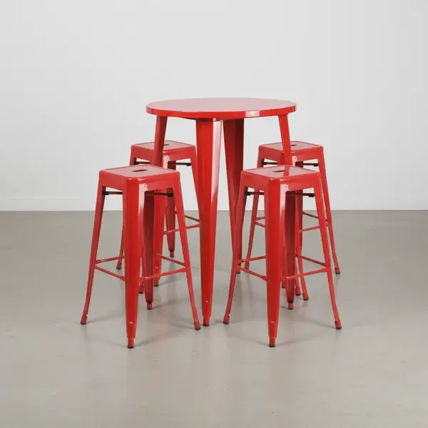 Flash Furniture CH-51090BH-4-30SQST-RED-GG