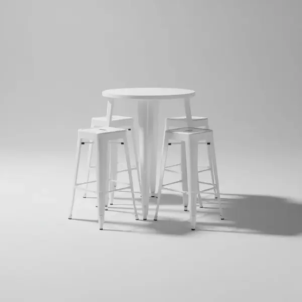 Flash Furniture CH-51090BH-4-30SQST-WH-GG