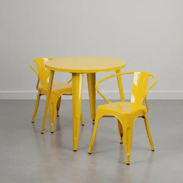 Flash Furniture CH-51090TH-2-18ARM-YL-GG