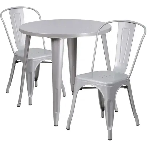 Flash Furniture CH-51090TH-2-18CAFE-SIL-GG