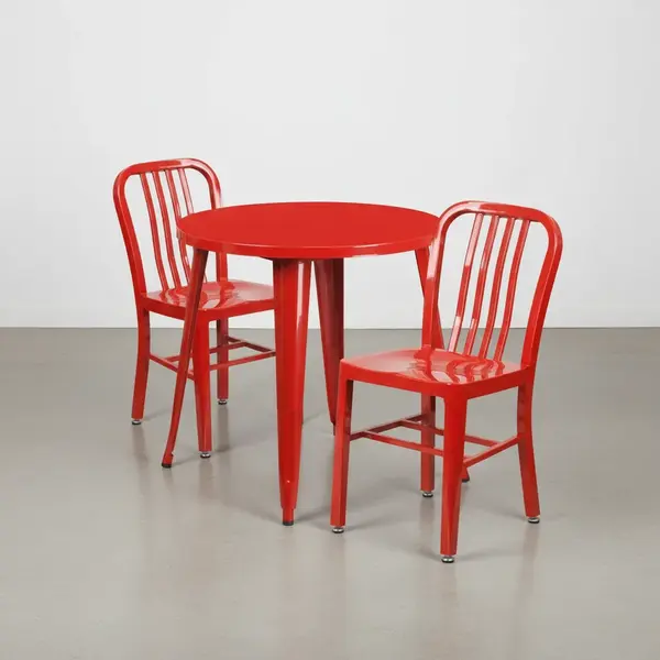 Flash Furniture CH-51090TH-2-18VRT-RED-GG