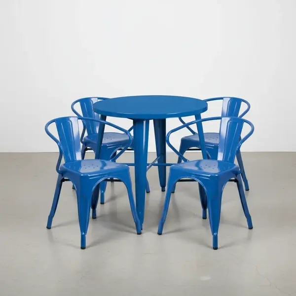 Flash Furniture CH-51090TH-4-18ARM-BL-GG