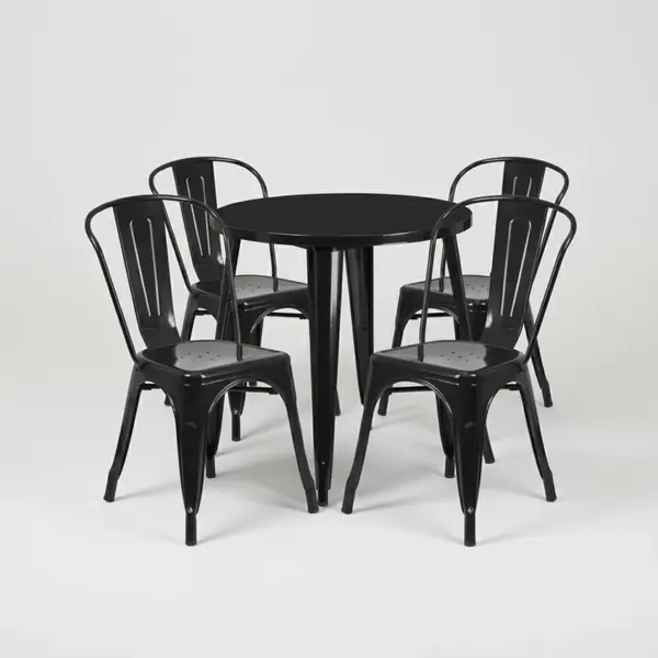 Flash Furniture CH-51090TH-4-18CAFE-BK-GG