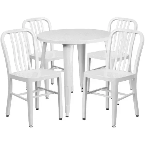 Flash Furniture CH-51090TH-4-18VRT-WH-GG