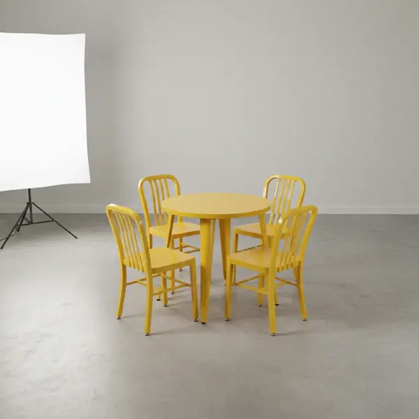 Flash Furniture CH-51090TH-4-18VRT-YL-GG