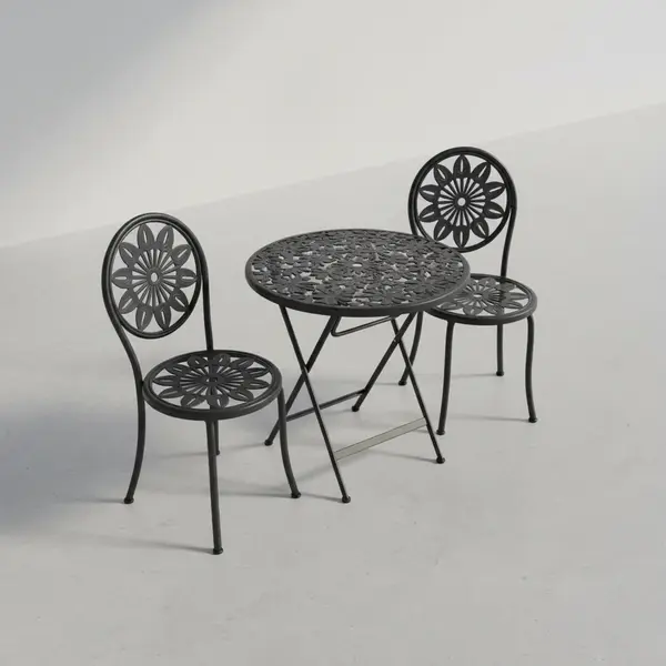 Flash Furniture CO-30RDF-03CHR2-BK-GG