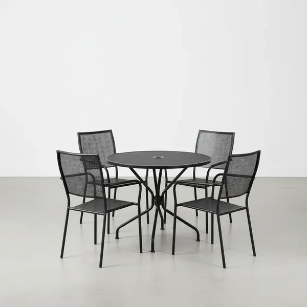 Flash Furniture CO-35RD-02CHR4-BK-GG