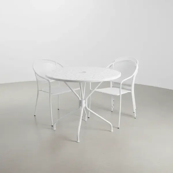 Flash Furniture CO-35RD-03CHR2-WH-GG