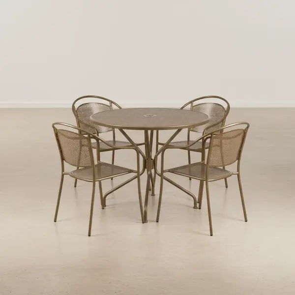 Flash Furniture CO-35RD-03CHR4-GD-GG