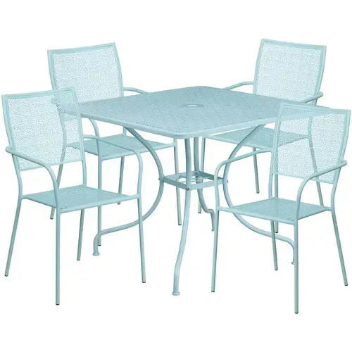 Flash Furniture CO-35SQ-02CHR4-SKY-GG
