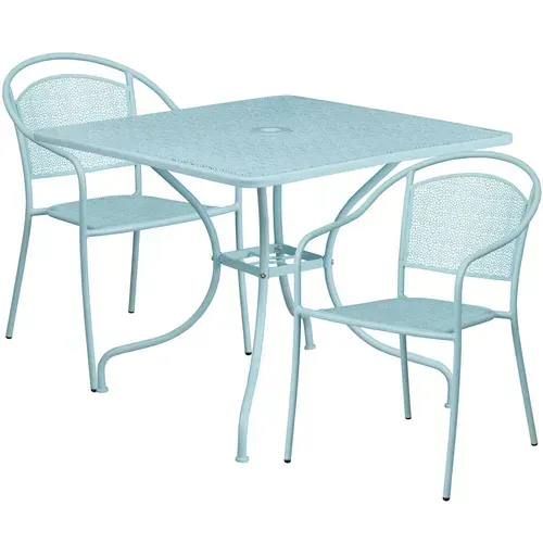 Flash Furniture CO-35SQ-03CHR2-SKY-GG
