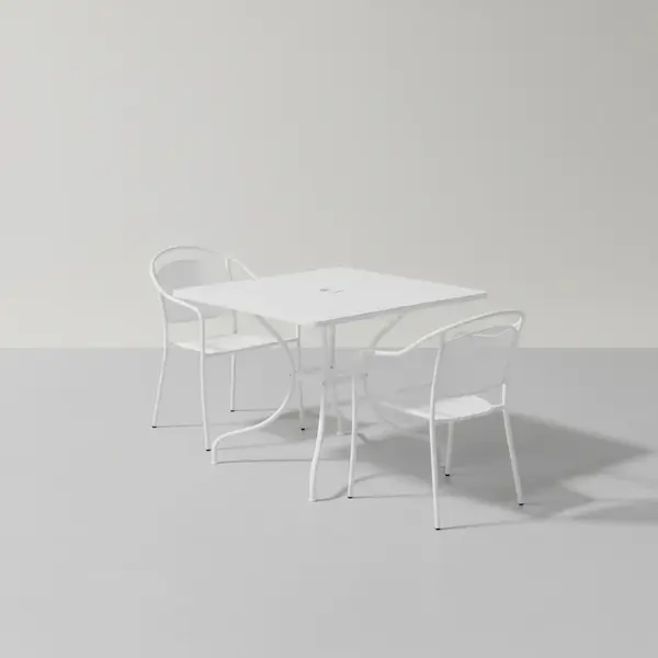 Flash Furniture CO-35SQ-03CHR2-WH-GG