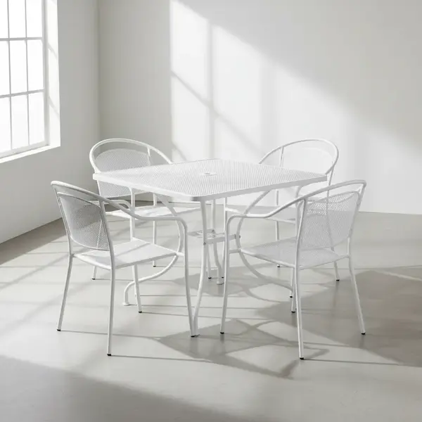 Flash Furniture CO-35SQ-03CHR4-WH-GG