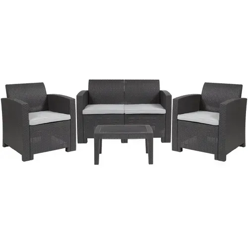 Flash Furniture DAD-SF-112T-DKGY-GG