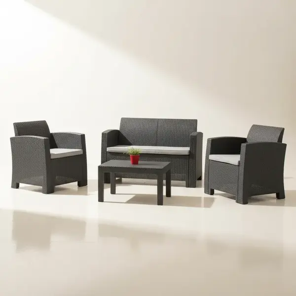 Flash Furniture DAD-SF-112T-DKGY-GG
