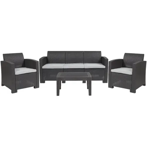 Flash Furniture DAD-SF-113T-DKGY-GG