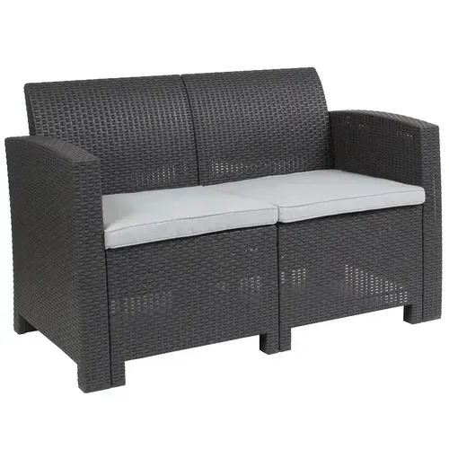 Flash Furniture DAD-SF2-2-DKGY-GG