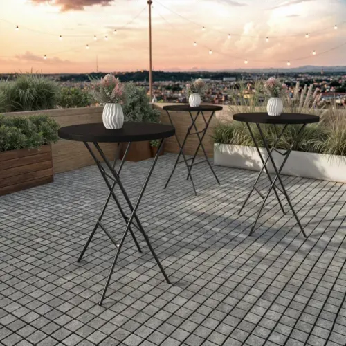 Flash Furniture DAD-YCZ-80R-2-BAR-BLK-GG