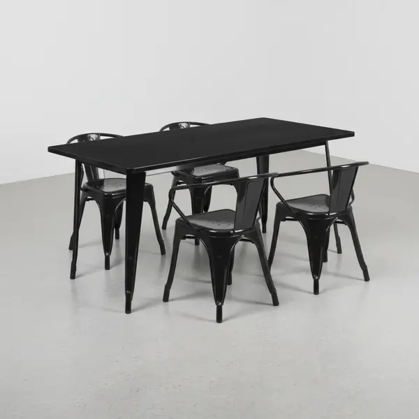 Flash Furniture ET-CT005-4-70-BK-GG