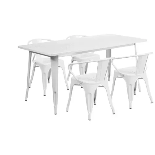 Flash Furniture ET-CT005-4-70-WH-GG