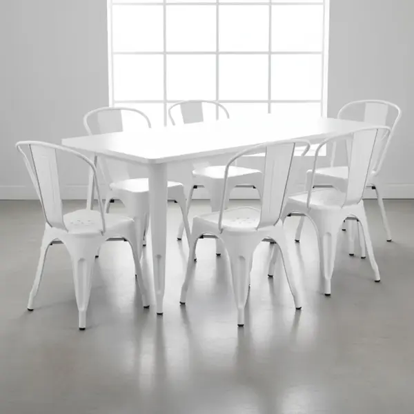 Flash Furniture ET-CT005-6-30-WH-GG