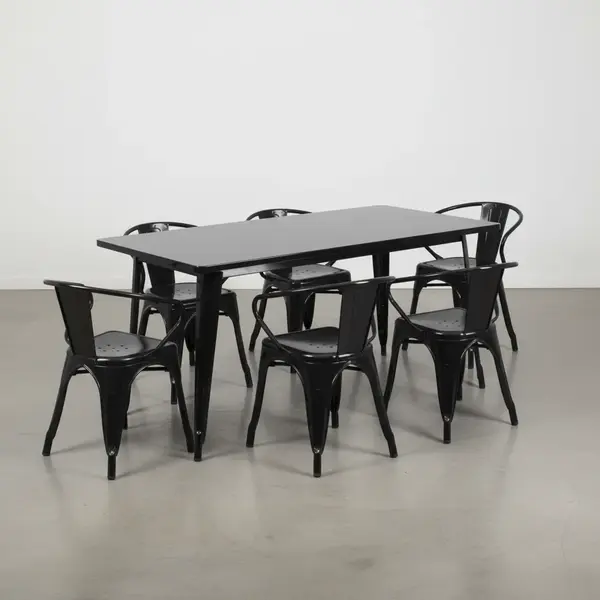 Flash Furniture ET-CT005-6-70-BK-GG