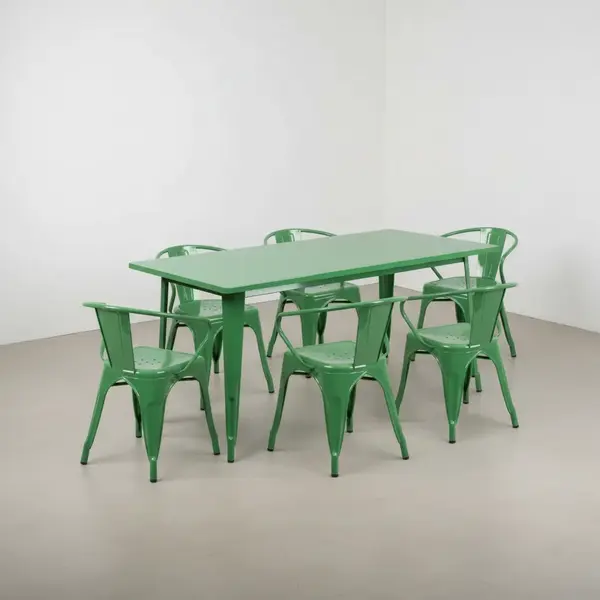 Flash Furniture ET-CT005-6-70-GN-GG