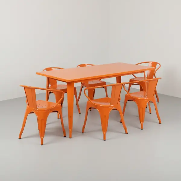 Flash Furniture ET-CT005-6-70-OR-GG