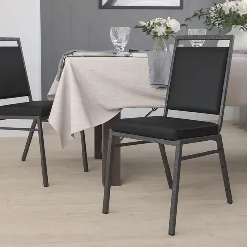 Flash Furniture FD-LUX-SIL-BK-V-GG