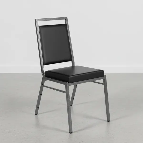 Flash Furniture FD-LUX-SIL-BK-V-GG