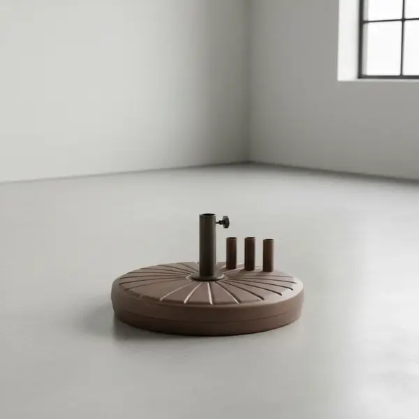 Flash Furniture Brown Umbrella with Accessories