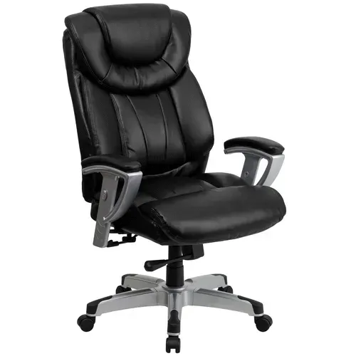 Flash Furniture GO-1534-BK-LEA-GG