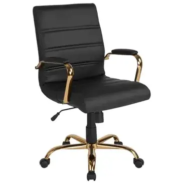 Flash Furniture GO-2286M-BK-GLD-GG