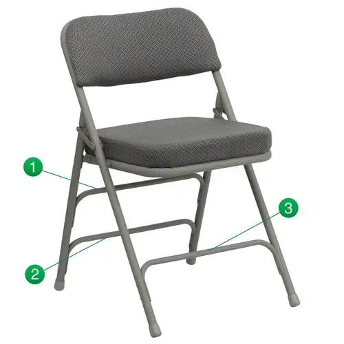 Flash Furniture 2-HA-MC320AF-GRY-GG